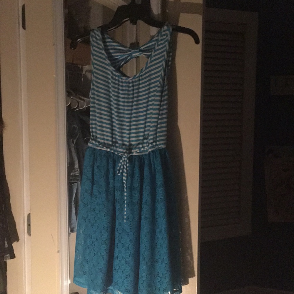 Blue dress